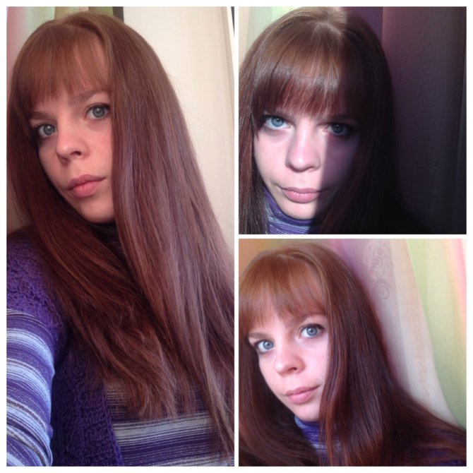 Эстель 7 76 на волосах фото до и после